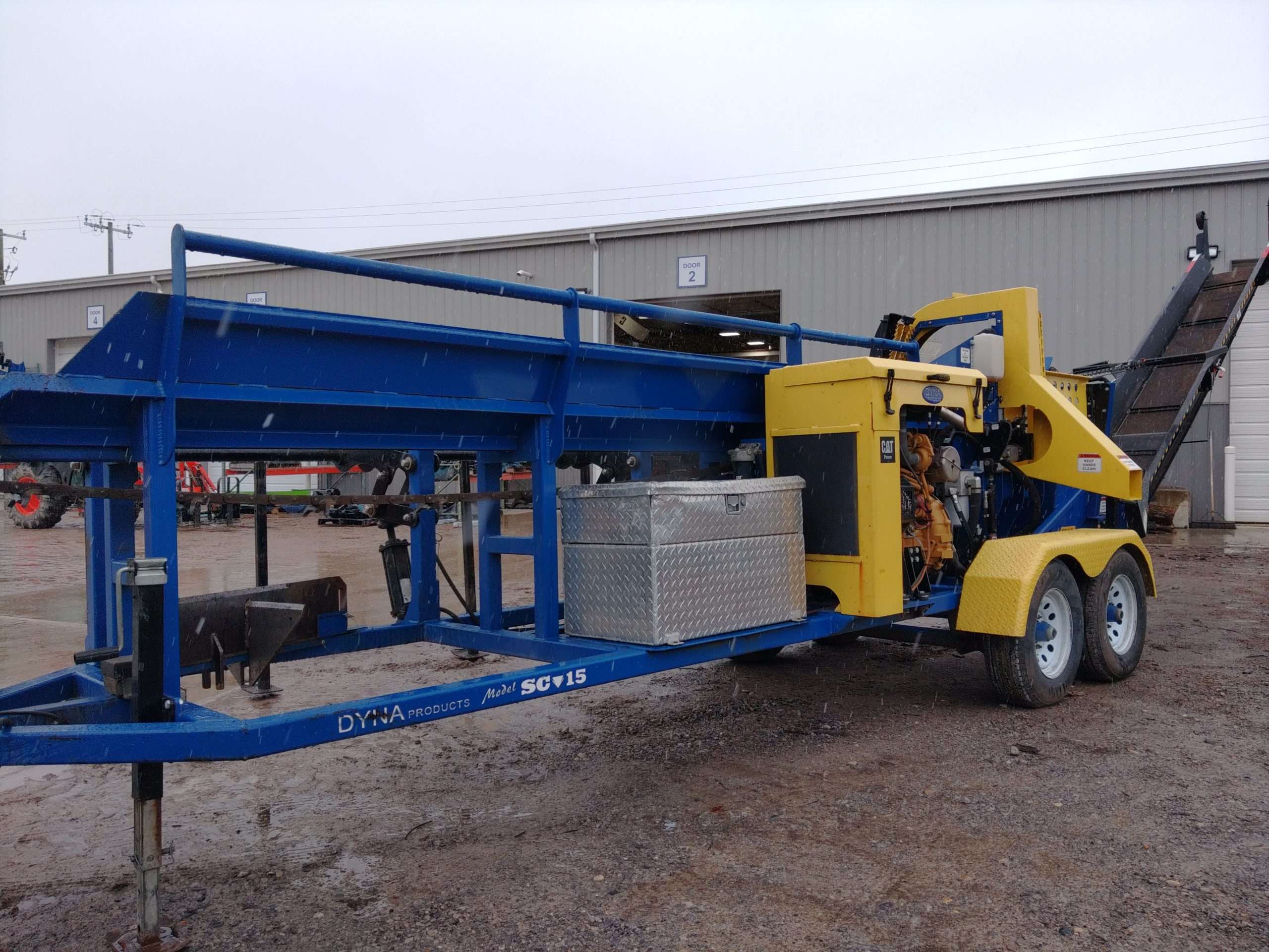 Current Running Rental Unit, Hours will accumulate DYNA 2021 SC-15 CAT DieselFirewood Processor