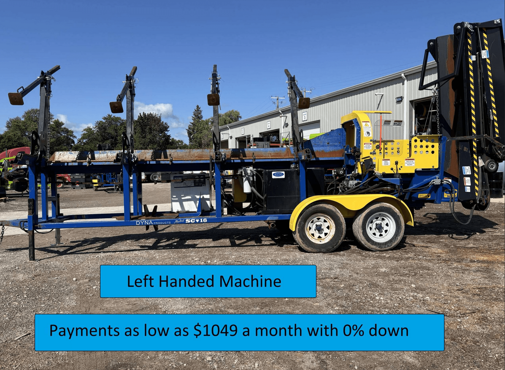 Factory Refurbished DYNA 2018 SC-16 CAT DieselFirewood Processor