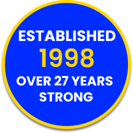 Established 1998 - Over 27 Years Strong