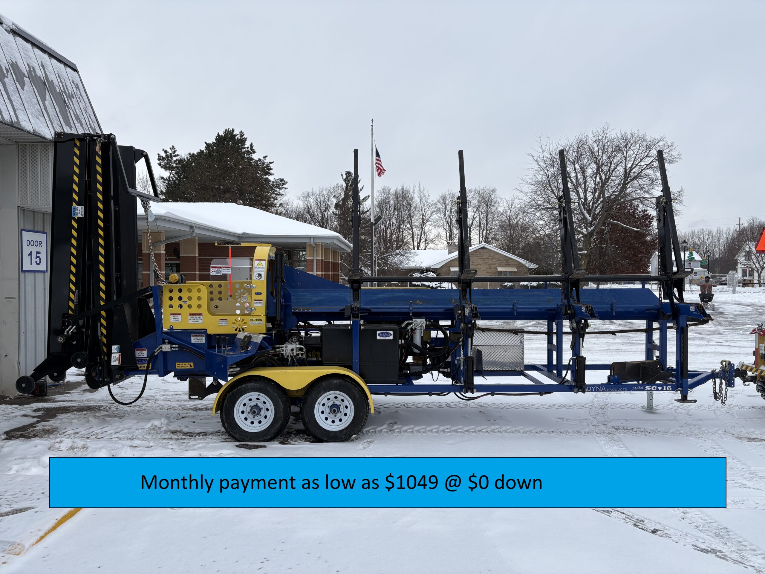 Used DYNA 2020 SC-16 CAT DieselFirewood Processor