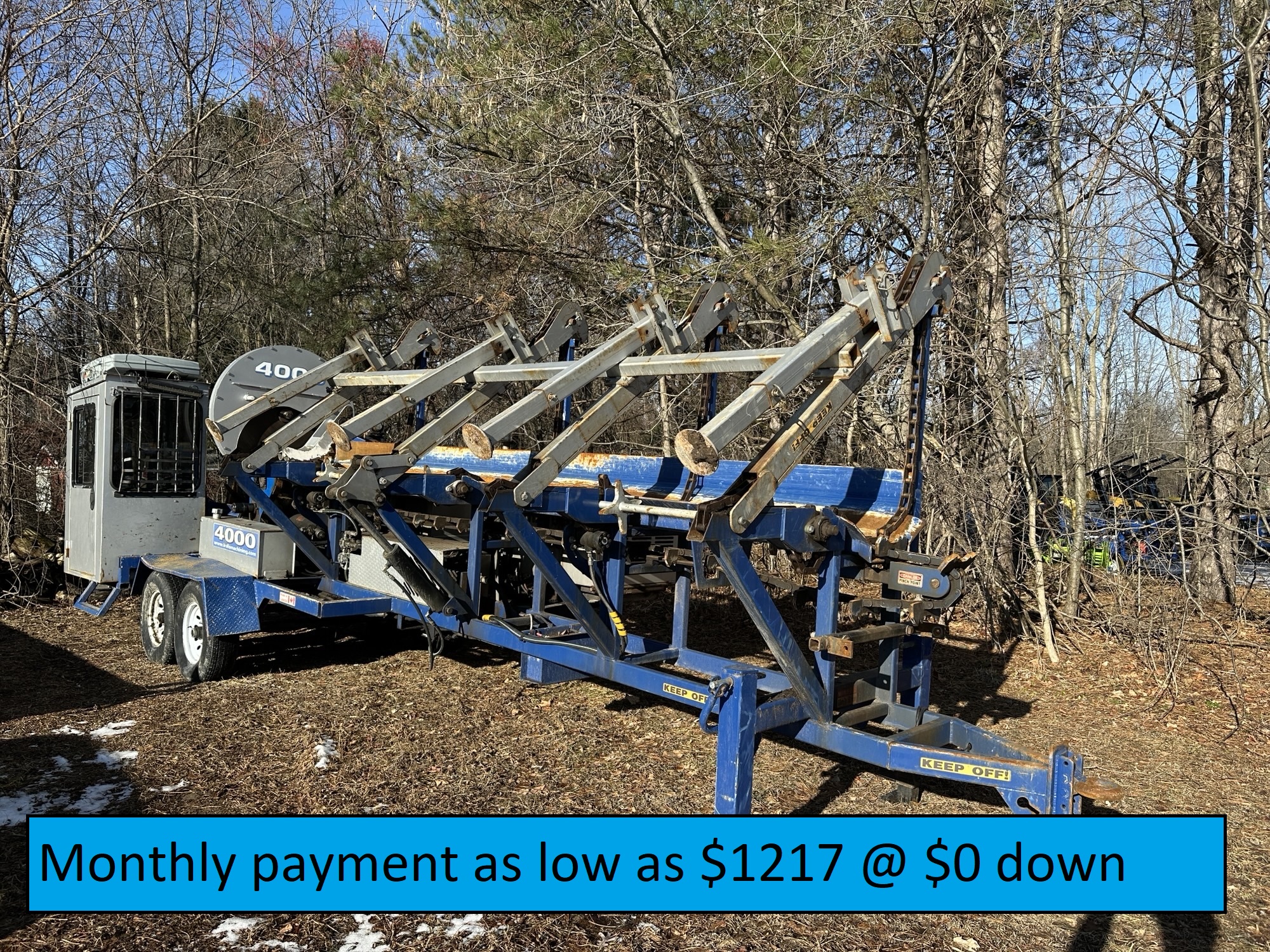 Used Bells 2018 4000 CAT DieselFirewood Processor