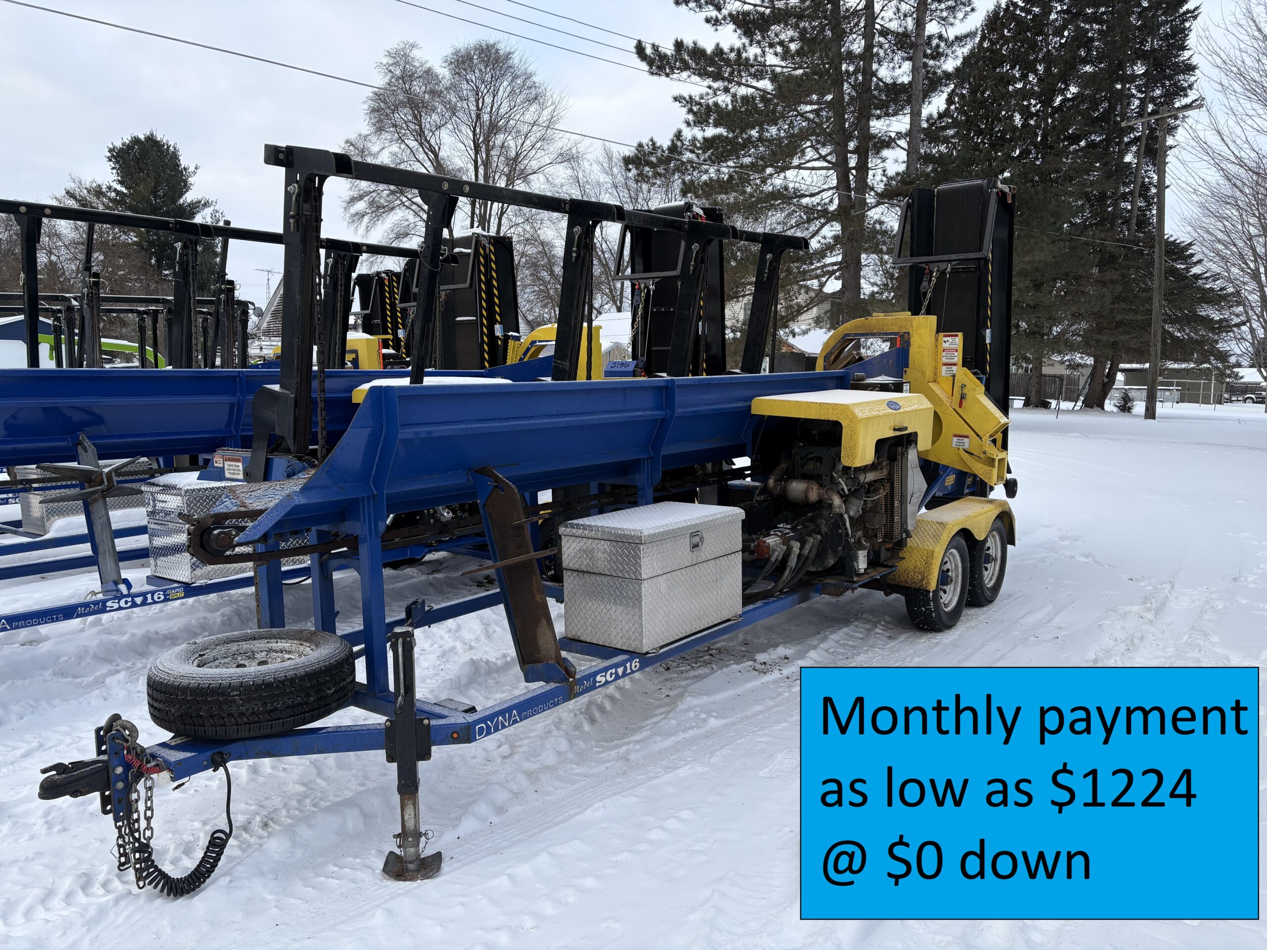 Used DYNA 2023 SC-16 Kohler DieselFirewood Processor