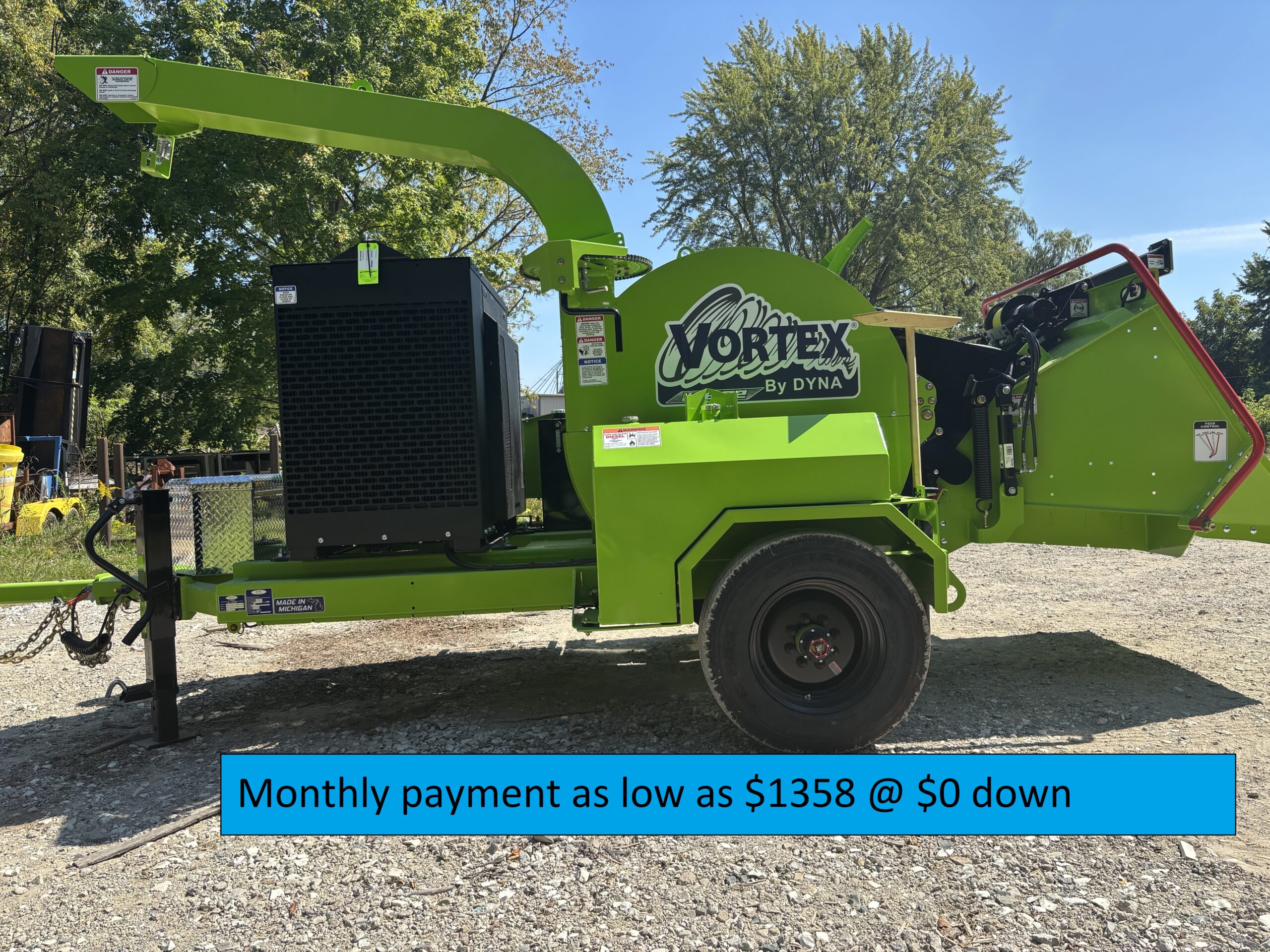 New DYNA 2025 V18-32 Kohler DieselChipper