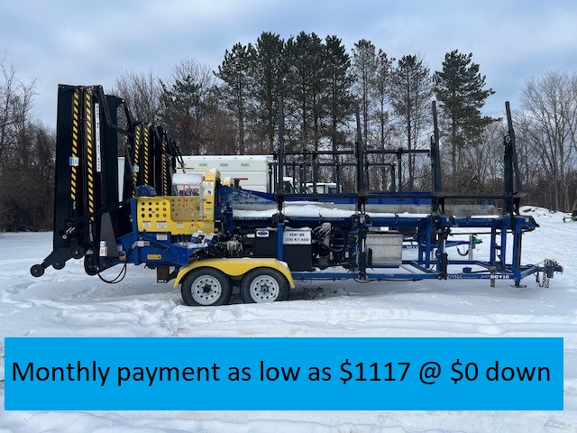 Current Running Rental Unit, Hours will accumulate DYNA 2022 SC-16 CAT DieselFirewood Processor