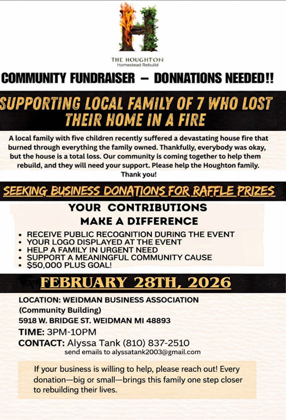 Community Fundraiser Flyer