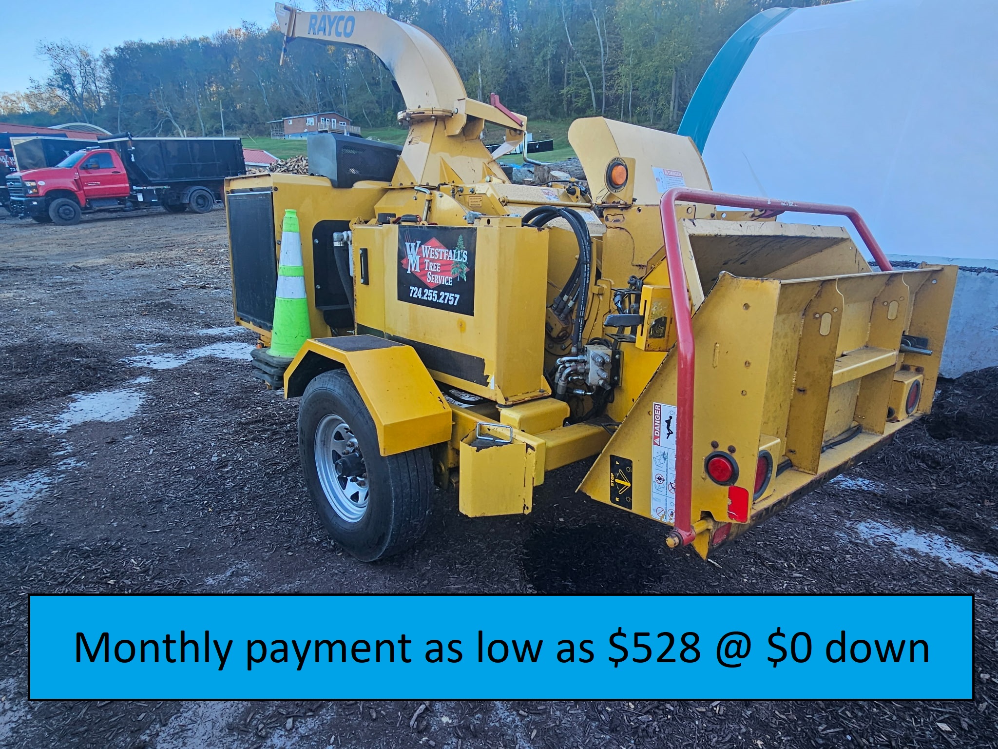 Used Rayco 2016 RC1522G -130 PSI GasChipper