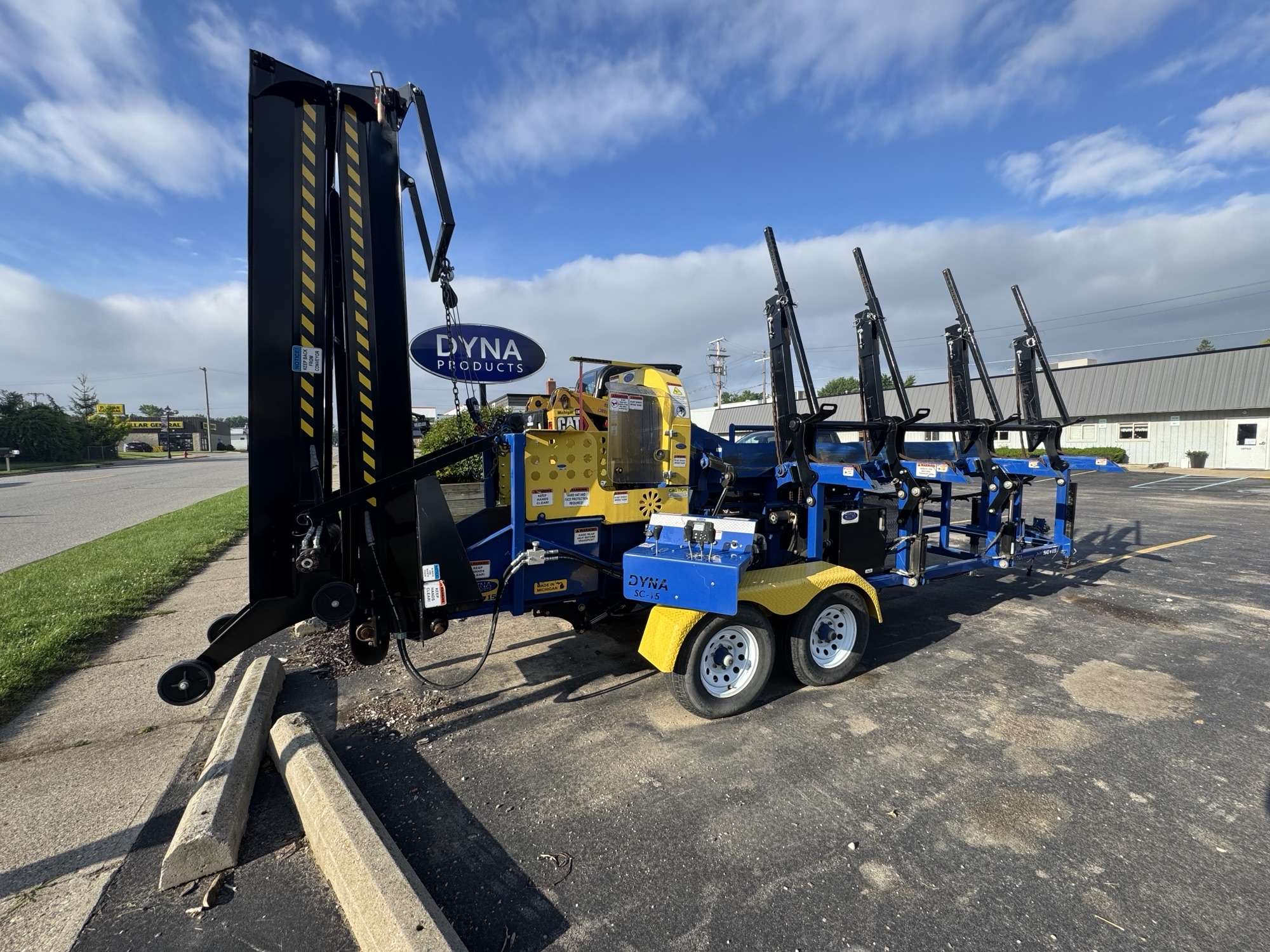 Current Running Rental Unit, Hours will accumulate DYNA 2021 SC-15 CAT DieselFirewood Processor