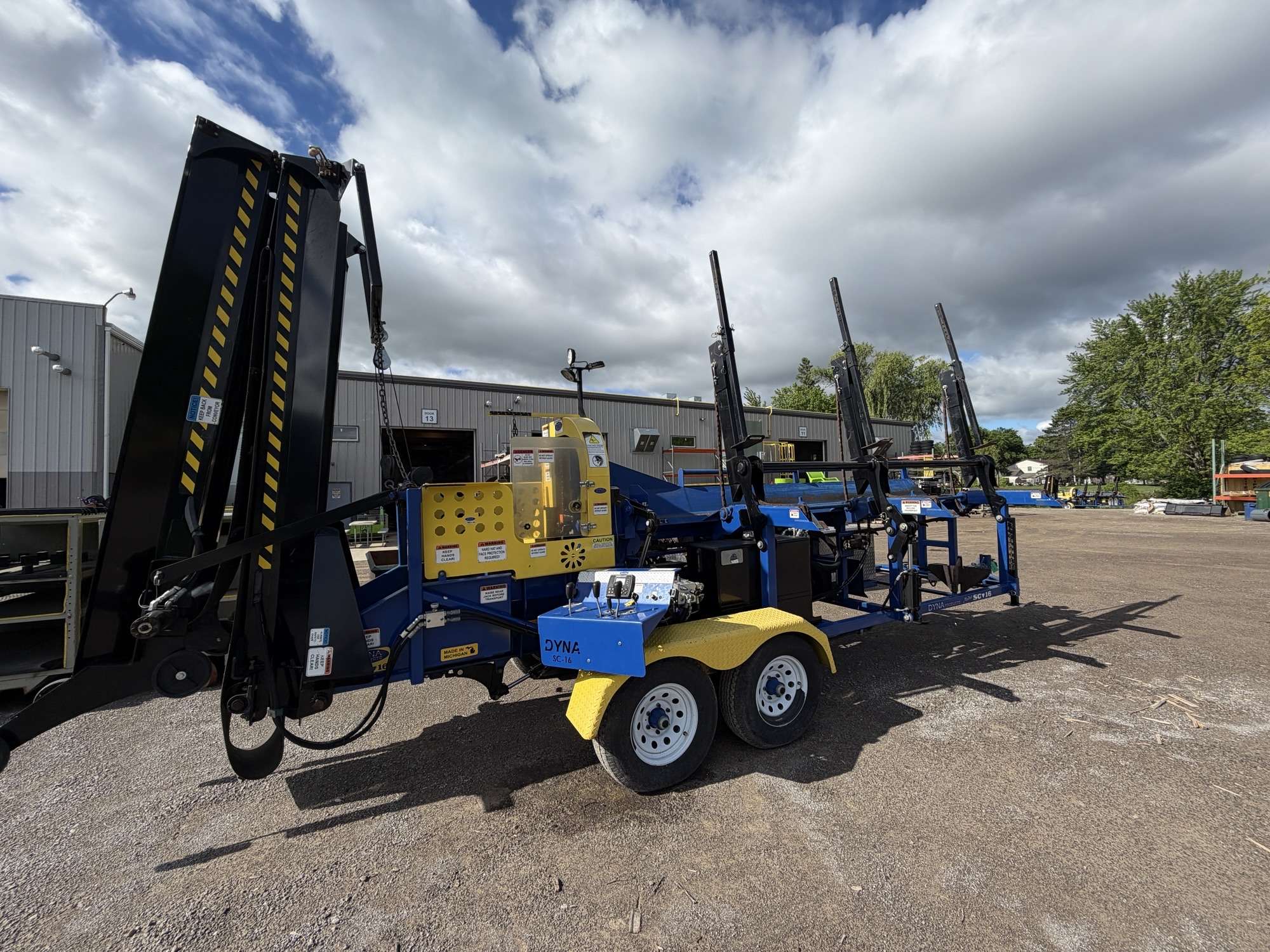 Current Running Rental Unit, Hours will accumulate DYNA 2021 SC-16 CAT DieselFirewood Processor