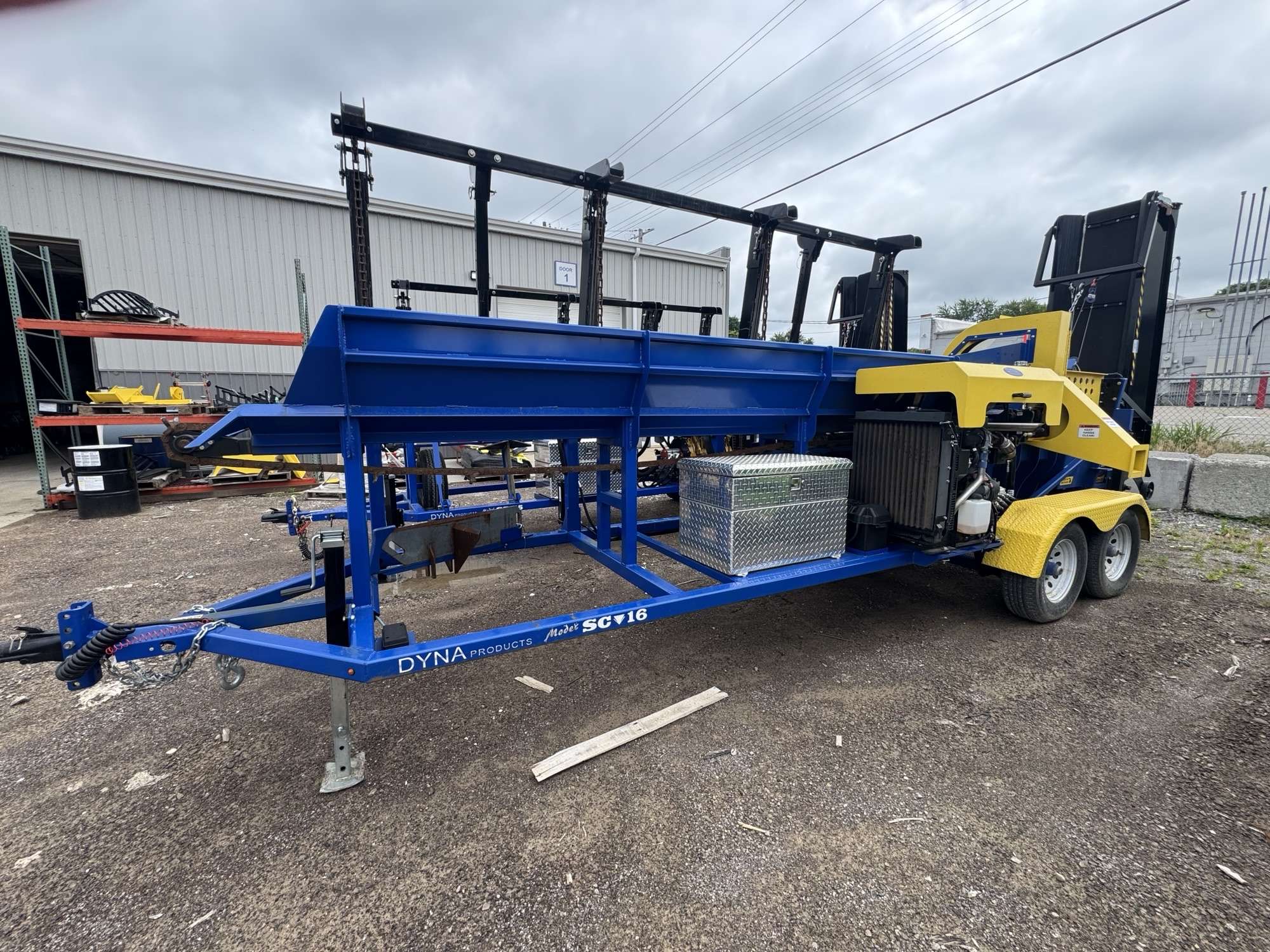 Current Running Rental Unit, Hours will accumulate DYNA 2023 SC-16 Kohler DieselFirewood Processor